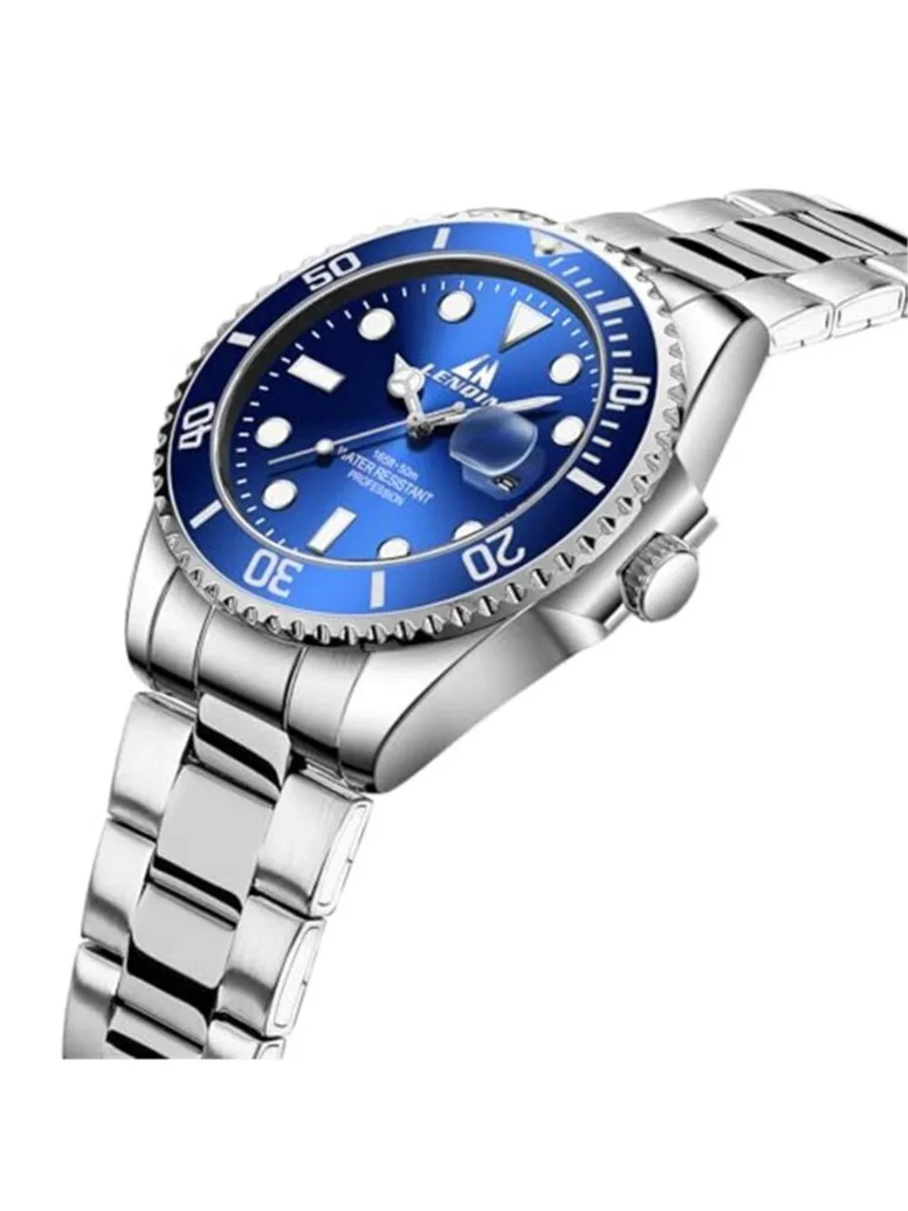 Men Watches Stainless Steel Waterproof Analog Quartz Wristwatch